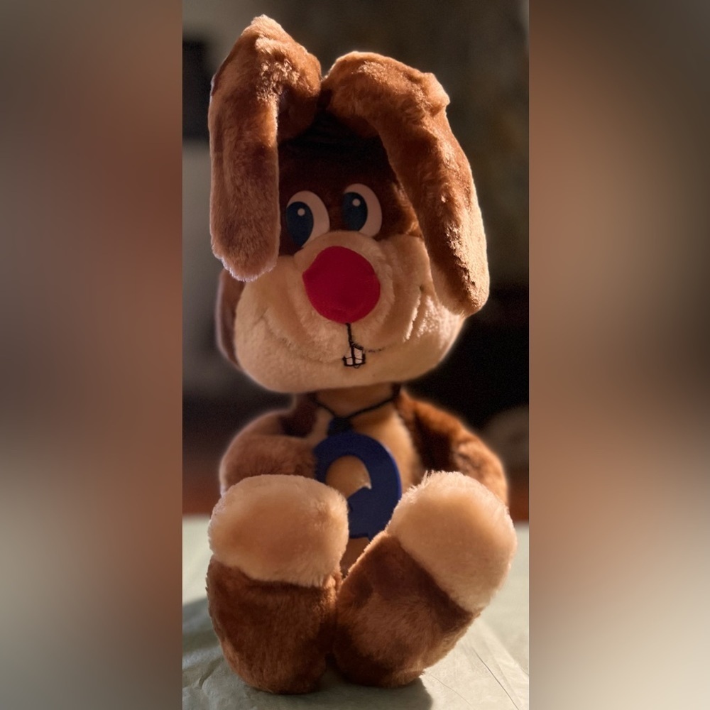 Vintage 1985 Nestle Quik Brown Bunny Plush 19”
